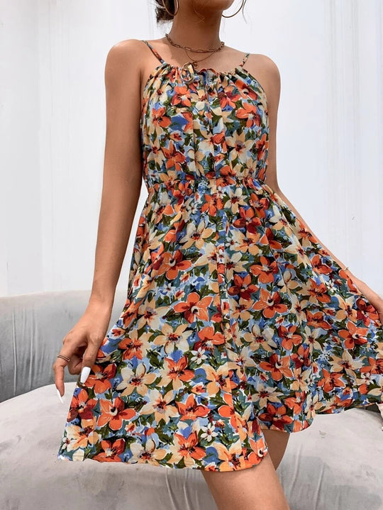 Heidi-Mode | Stützstrumpf Kleid mit Elastischem Bund