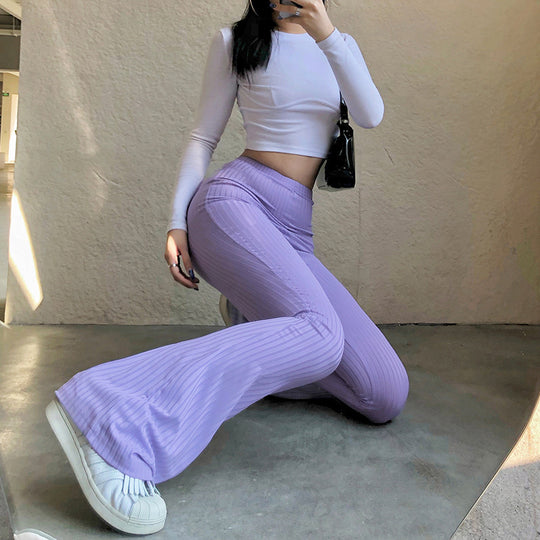 Damen Stretchy Schlaghose Heidi-Mode