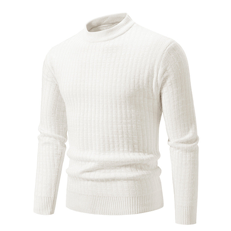 Herren Feinstrickpullover mit strukturiertem Design Heidi-Mode
