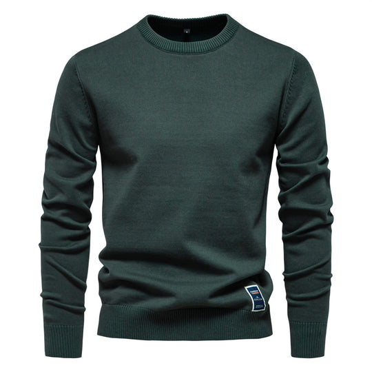 Herren Strickpullover aus hochwertiger Baumwollmischung mit angenehmer Passform Heidi-Mode