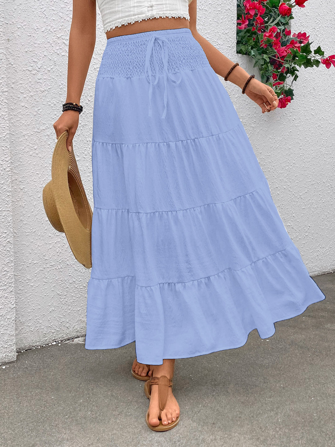 Damen Maxi Rock Heidi-Mode