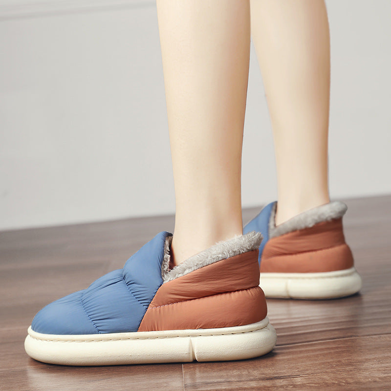 Damen warme Hausschuhe mit kuscheligem Innenfutter Heidi-Mode