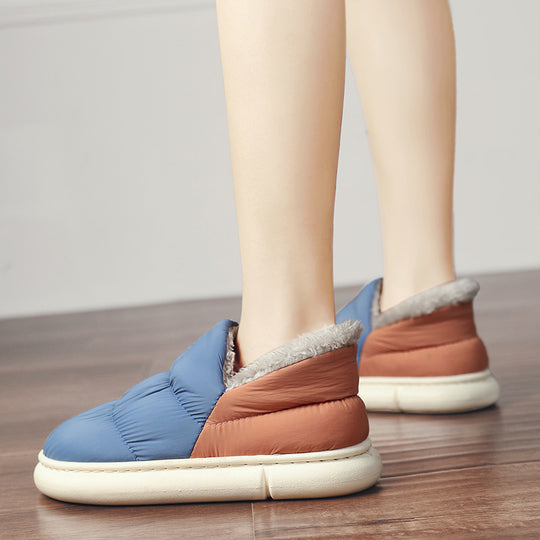 Damen warme Hausschuhe mit kuscheligem Innenfutter Heidi-Mode