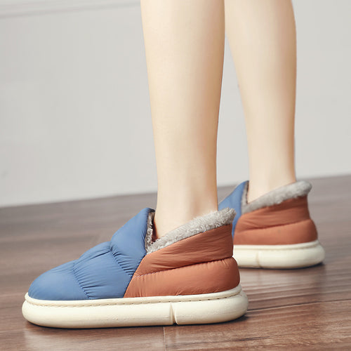 Damen warme Hausschuhe mit kuscheligem Innenfutter Heidi-Mode