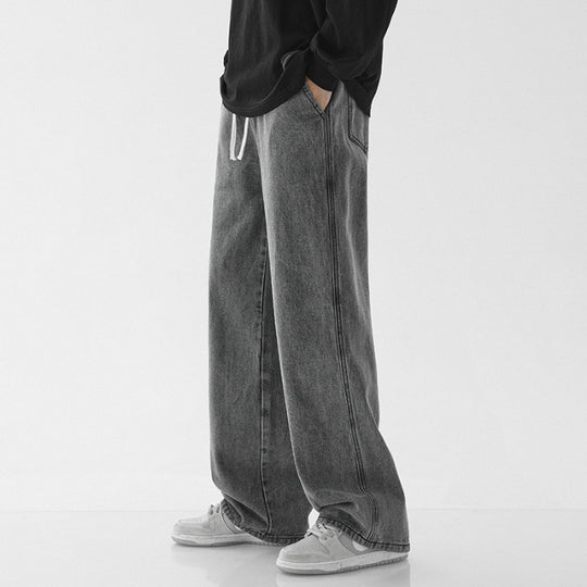 Herren weite Denim-Hose im modernen Vintage-Stil Heidi-Mode