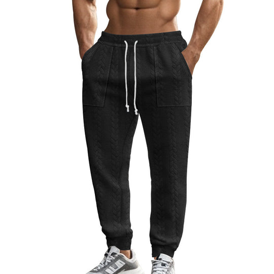 Herren Bequeme Trainingshose mit seitlichen Taschen und regulierbarem Kordelzug Heidi-Mode