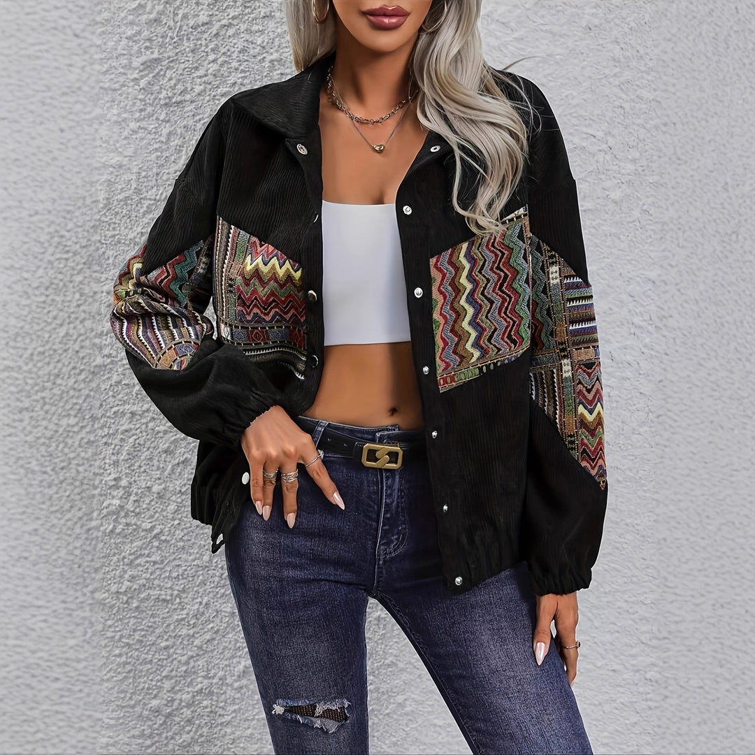 Damen Modischer Allrounder mit Ethnomuster Heidi-Mode