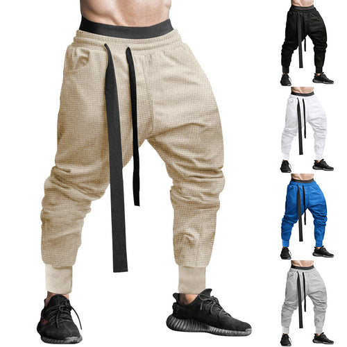 Herren Sportliche Relaxed Fit Jogginghose mit verstellbarem Bund Heidi-Mode