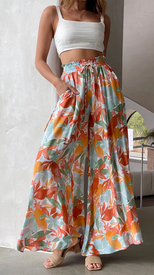 Heidi Mode | Hose mit weitem Bein und elastischer Taille