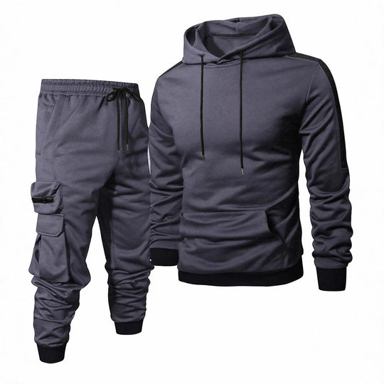 Herren Komfortables Hoodie- und Jogginghosen-Set mit praktischen Taschen Heidi-Mode