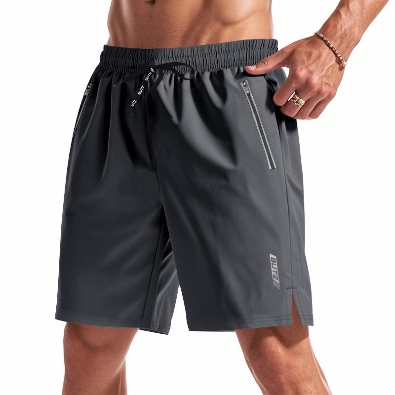 Herren Sportliche Badeshorts mit feuchtigkeitsregulierender Technologie und praktischen Reißverschlusstaschen Heidi-Mode
