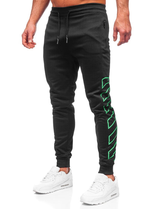 Herren Sportliche Jogginghose mit modernem Design und Seitentaschen Heidi-Mode