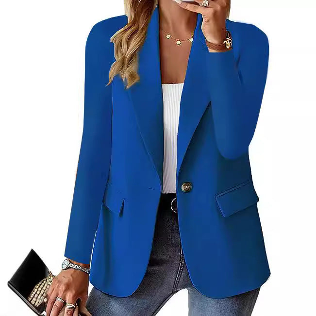 Damen Eleganter Blazer mit strukturiertem Design und praktischen Taschen Heidi-Mode