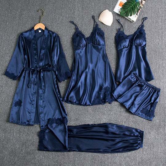 Blau Pyjama-Set