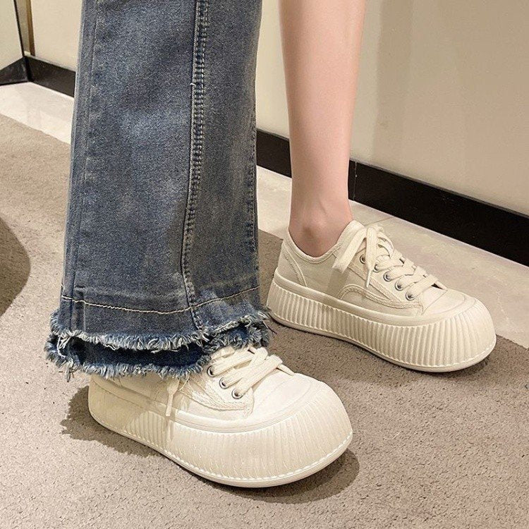 Damen Sneakers im lässigen Design mit elevated Plattform Heidi-Mode