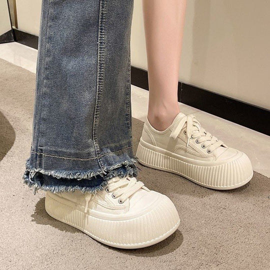 Damen Sneakers im lässigen Design mit elevated Plattform Heidi-Mode