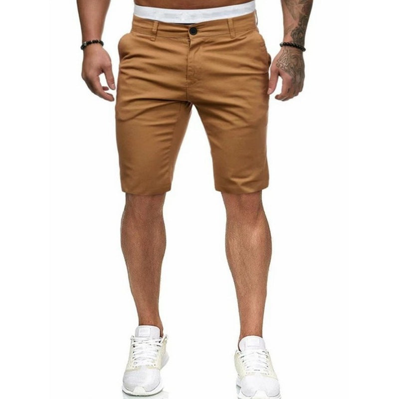 Herren Chino Stil Freizeit Shorts Heidi-Mode