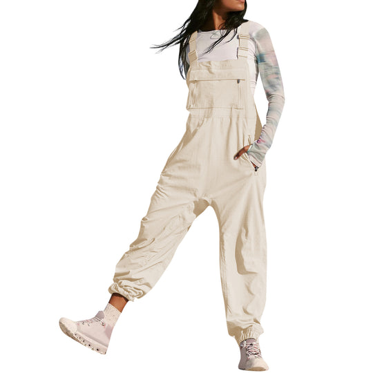 Damen Overalls mit verstellbaren Trägern und praktischen Taschen Heidi-Mode