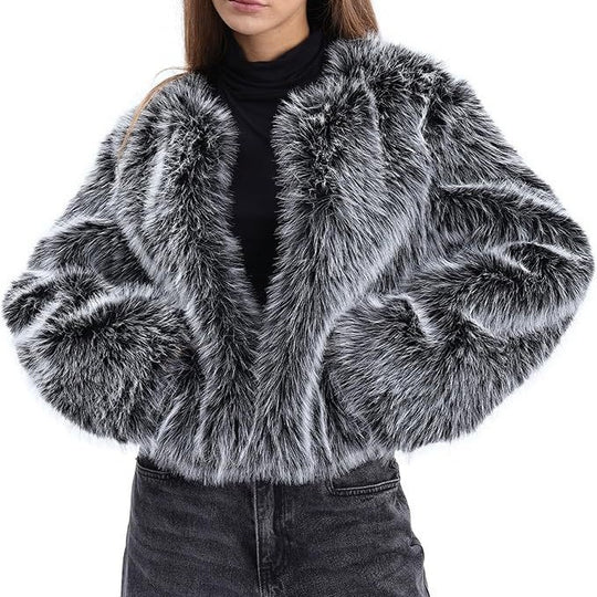 Damen Fleece-Kurzmantel Heidi-Mode