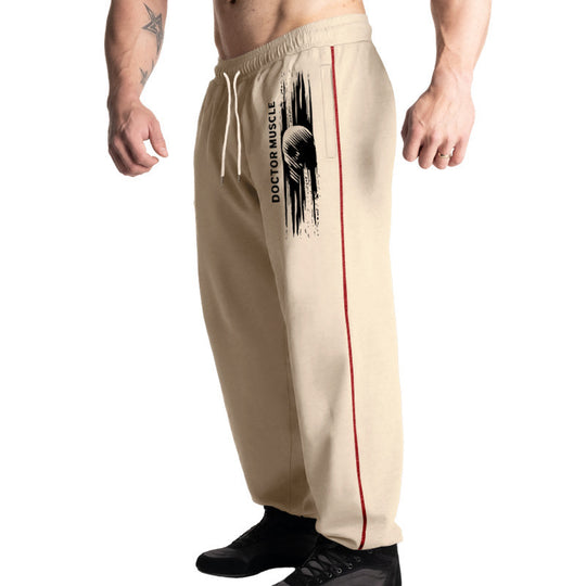 Herren Bequeme Sportjogginghose mit seitlichen Taschen und verstellbarem Kordelzug Heidi-Mode