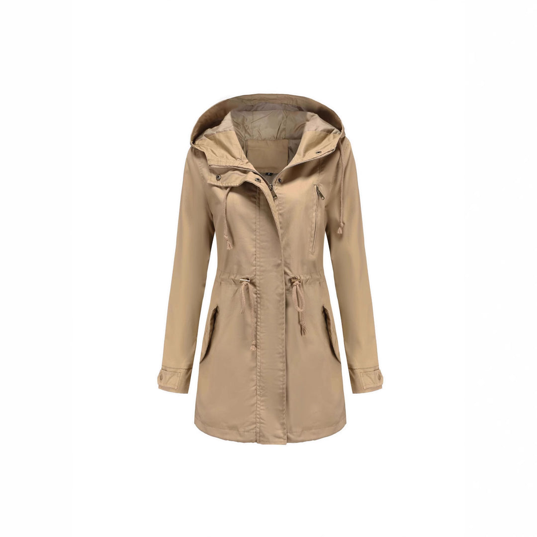 Damen Funktionsjacke mit verstellbarem Bund und Reißverschluss Heidi-Mode