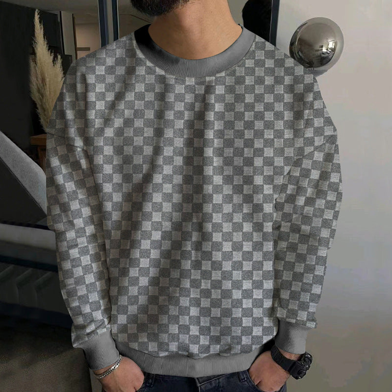 Herren stylischer Sweater mit modernem Strukturdesign Heidi-Mode