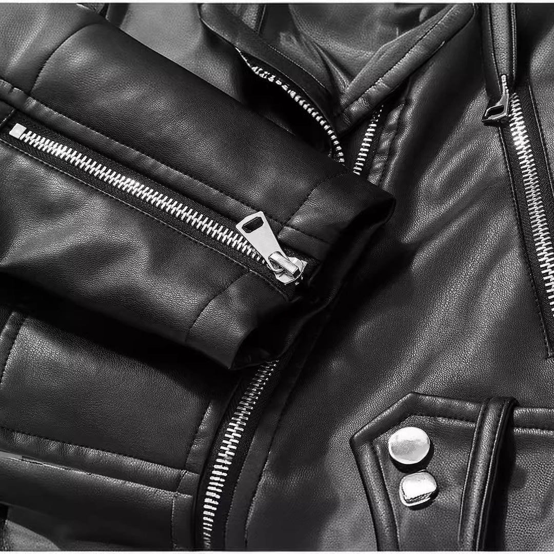 Damen Bikerjacke aus veganem Heidi-Mode