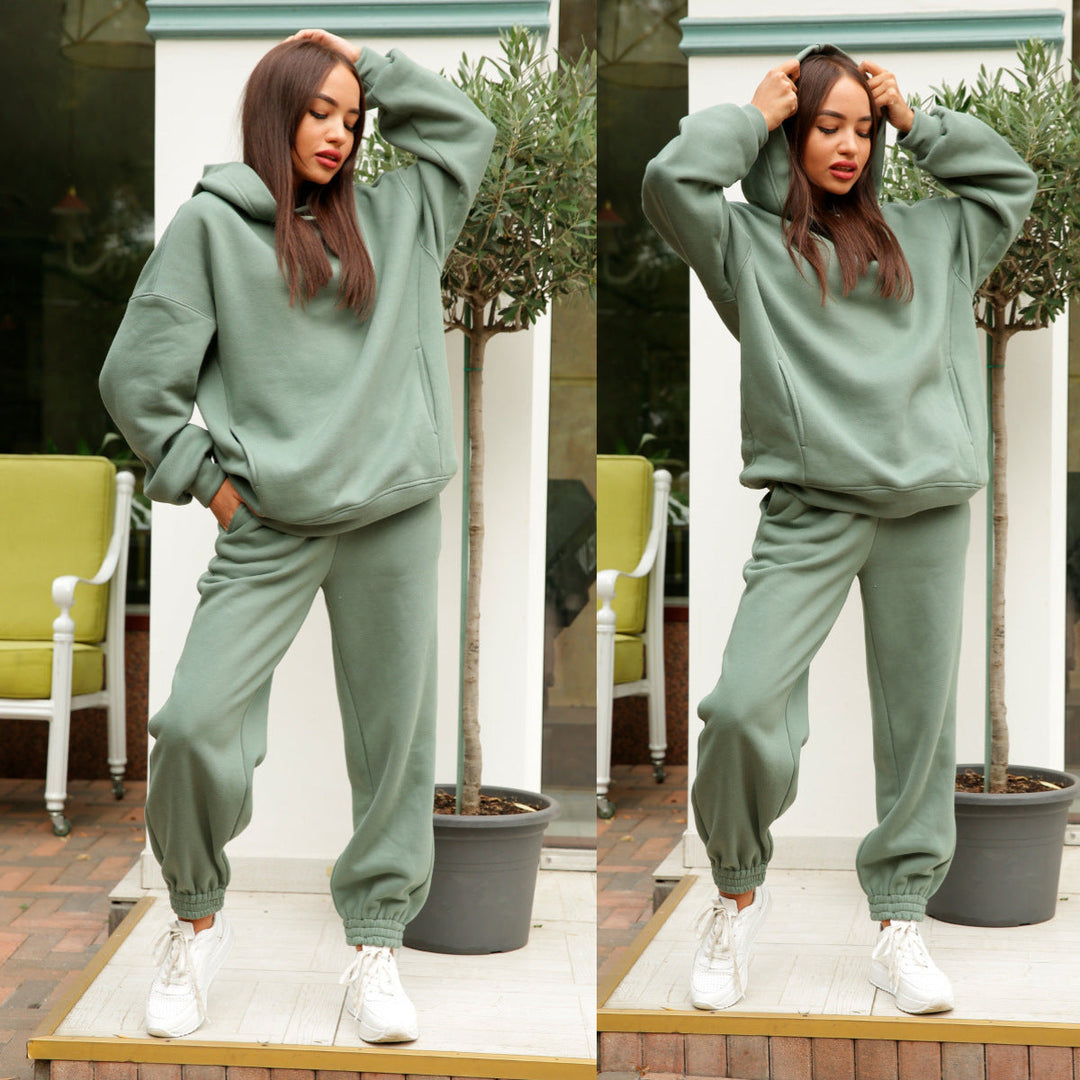 Heidi-Mode | Zweiteiliges Sport Hoodie Sweatpants Set