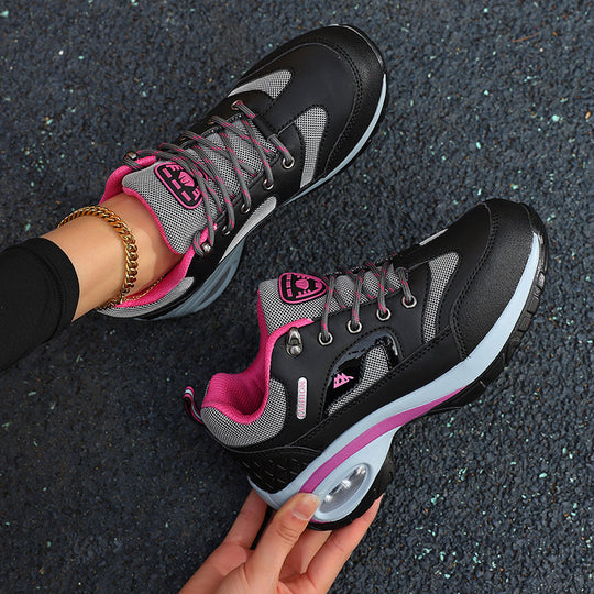 Damen leichte luftgepolsterte Sneakers mit atmungsaktiven Mesh-Panels Heidi-Mode