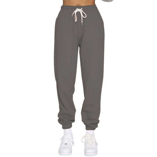 Damen Komfortable Jogginghose mit verstellbarem Bund und elastischen Bündchen Heidi-Mode