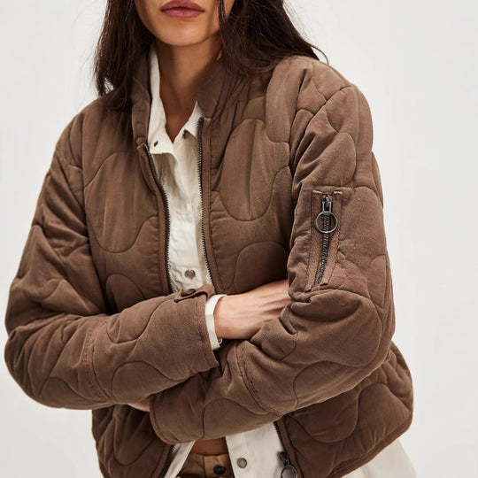 Damen gesteppte Bomberjacke Heidi-Mode