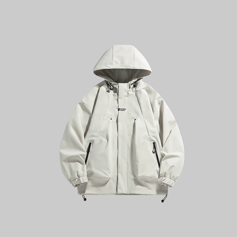 Herren multifunktionale Winterjacke mit isolierendem Fleecefutter und verstellbarer Kapuze Heidi-Mode