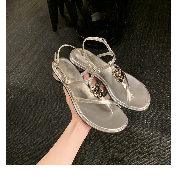 Damen Fino Sandalen mit exquisiten Schmuckdetails und bequemer Sohle Heidi-Mode