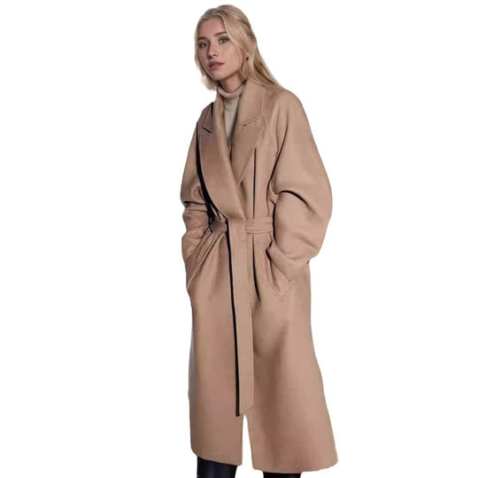 Damen eleganter Duster-Mantel mit geräumigen Taschen und modernem Schnitt Heidi-Mode