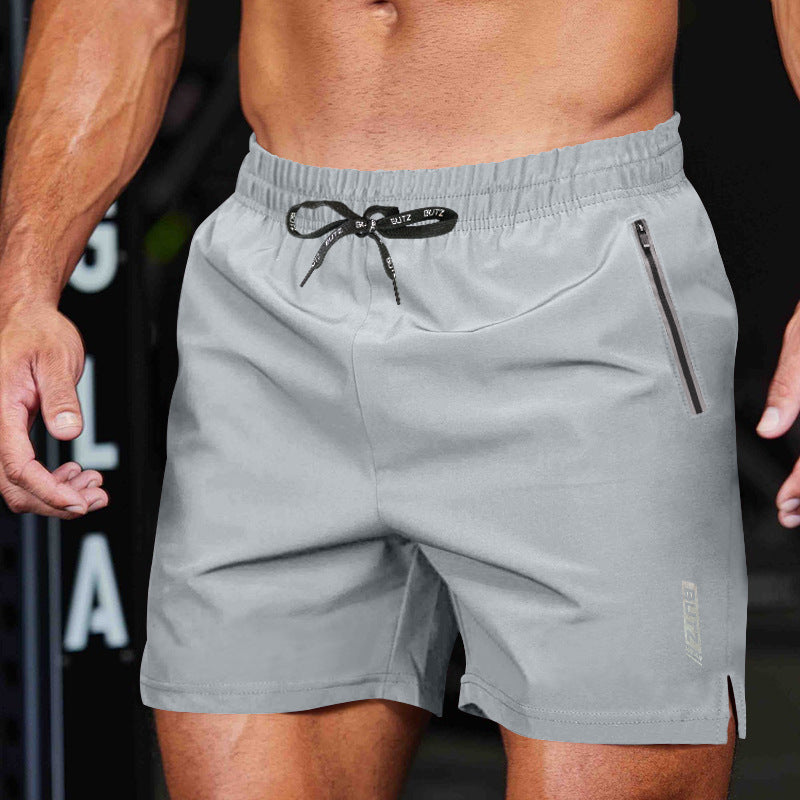 Herren Sportliche Multifunktions-Shorts mit schnell trocknender Technologie und praktischen Reißverschlusstaschen Heidi-Mode
