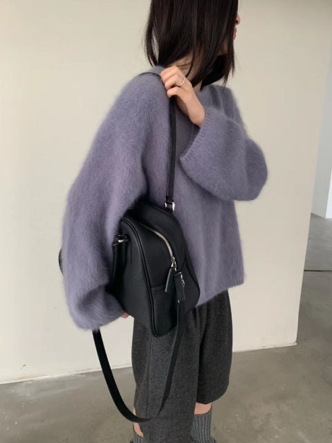 Damen kuscheliger Pullover mit Boxy-Schnitt Heidi-Mode