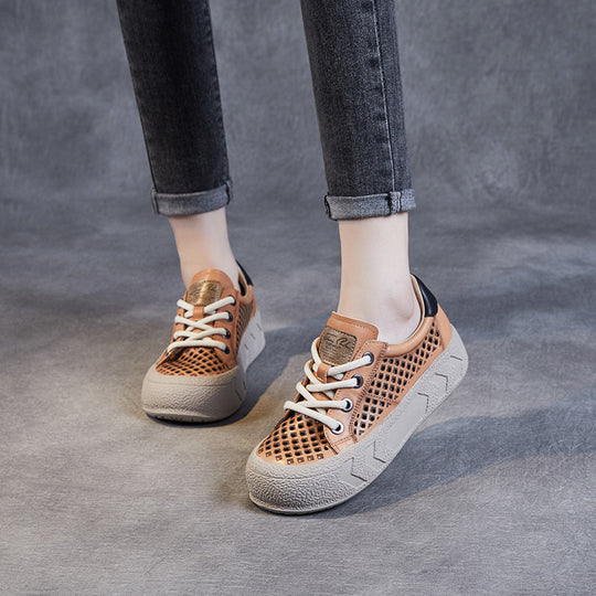 Herren Freizeit Atmungsaktive Mesh Sneaker mit Texturiertem Außensohle Heidi-Mode