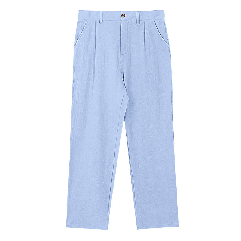Damen elegante Langehose im lockeren Schnitt mit feinen Falten Heidi-Mode