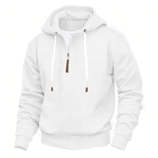 Herren Kapuzenpullover mit praktischer Reißverschlussöffnung und modernem Design Heidi-Mode