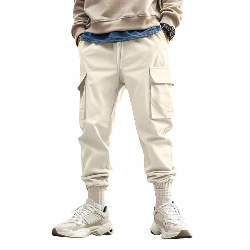 Herren Cargo-Jogginghose mit praktischen Taschen und elastischem Bund Heidi-Mode