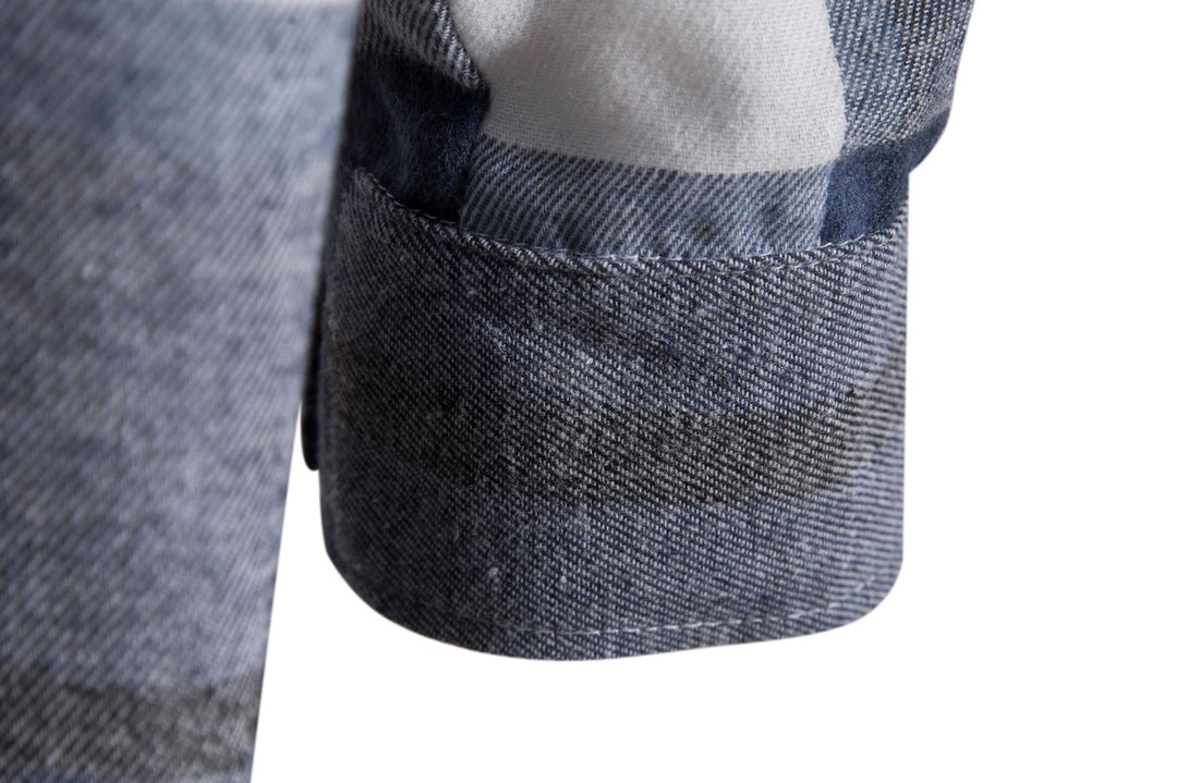 Herren Karo-Hemd mit Kapuze und praktischem Schnitt Heidi-Mode