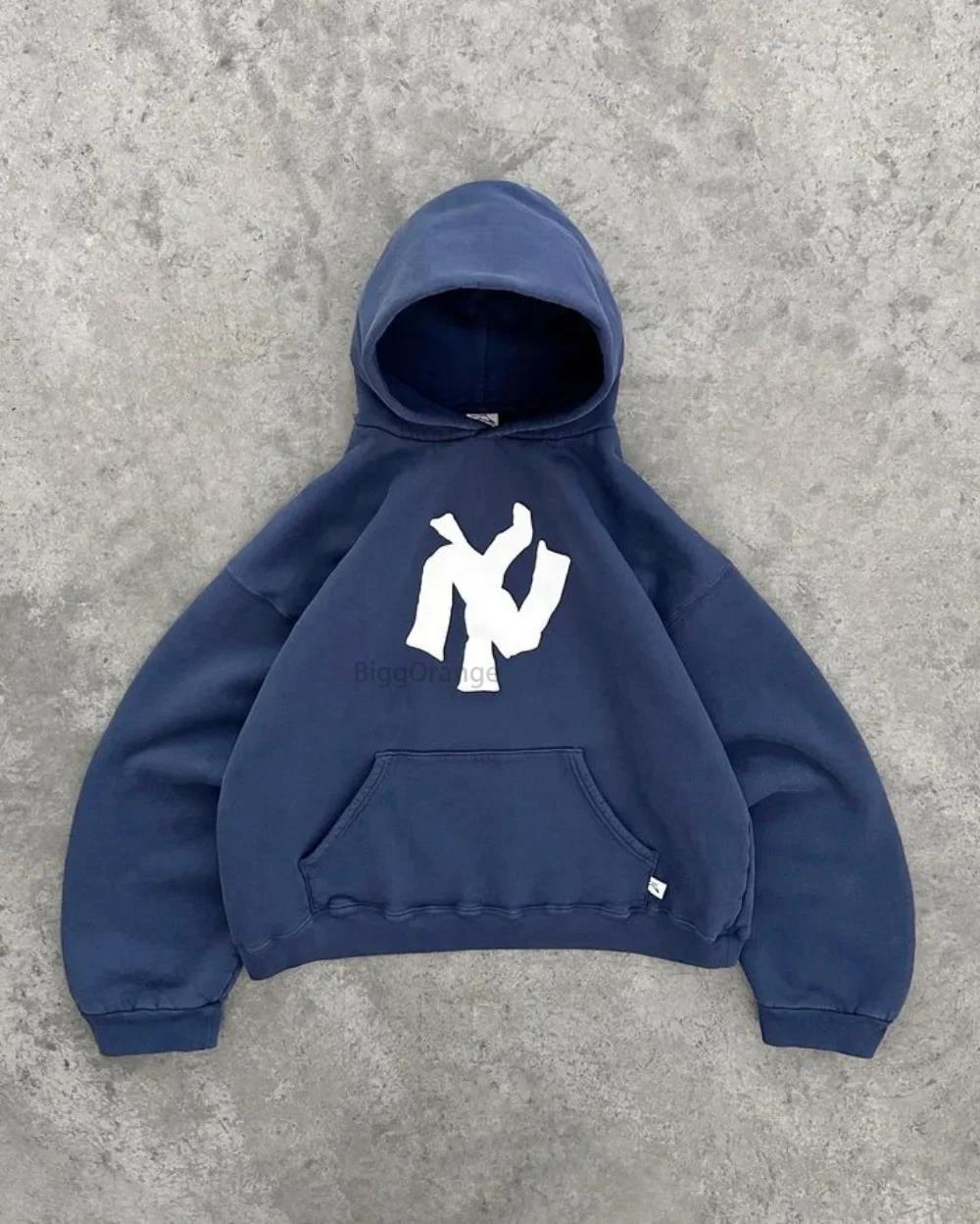 Damen lässiger Sweatshirt mit oversized Passform und großen Kapuze Heidi-Mode