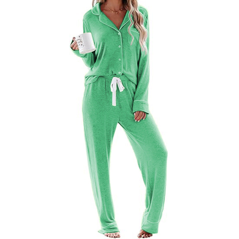 Damen Schlafanzug-Set aus weichem, atmungsaktivem Material Heidi-Mode