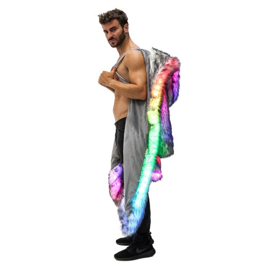 Herren mantel mit LED-Lichtern Heidi-Mode