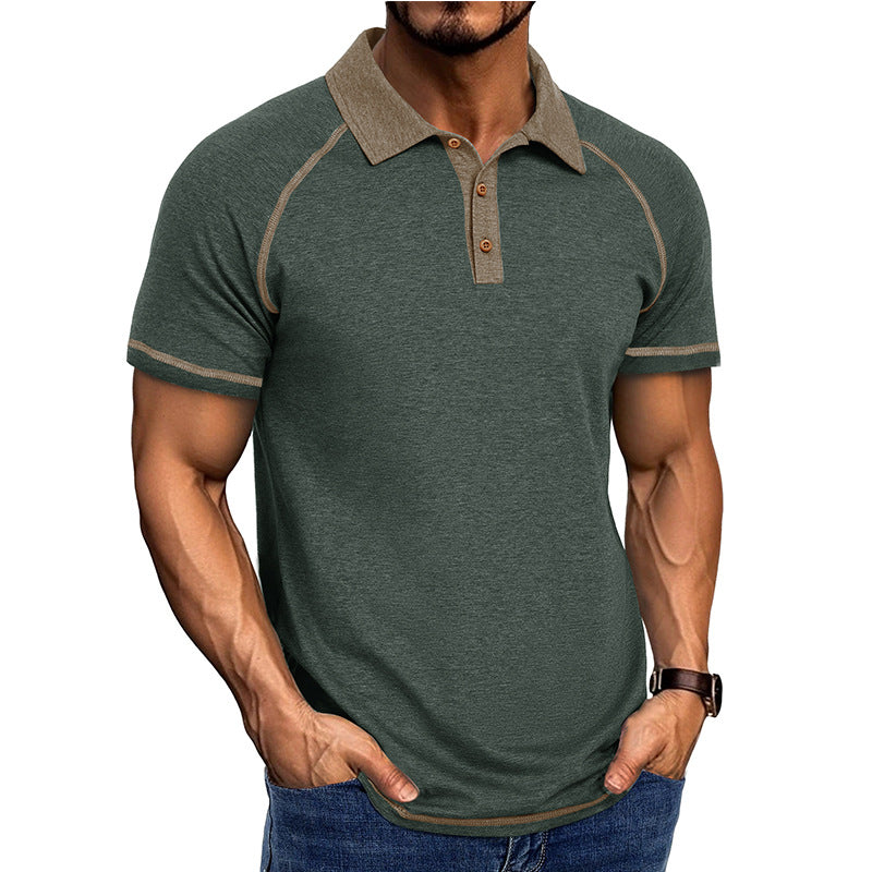 Heidi Mode | Kurzärmeliges Herren-T-Shirt mit Revers