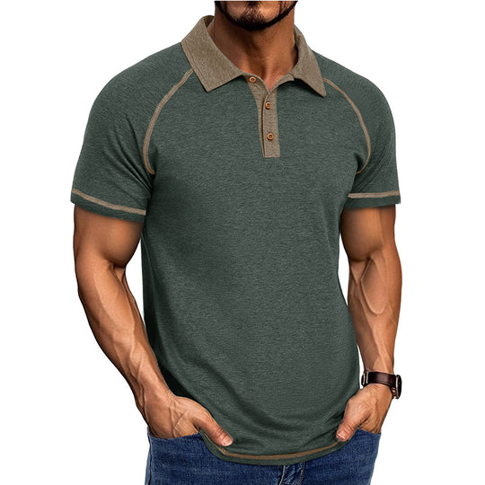 Heidi Mode | Kurzärmeliges Herren-T-Shirt mit Revers