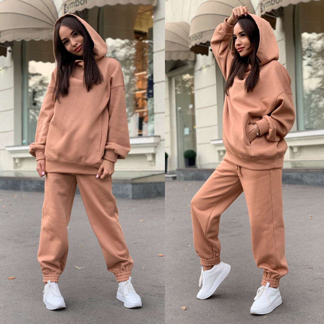 Heidi-Mode | Zweiteiliges Sport Hoodie Sweatpants Set