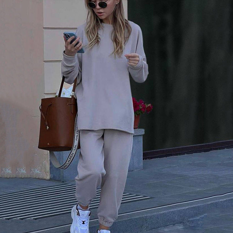 Damen Legeres Sweatshirt und Jogginghose Set Heidi-Mode