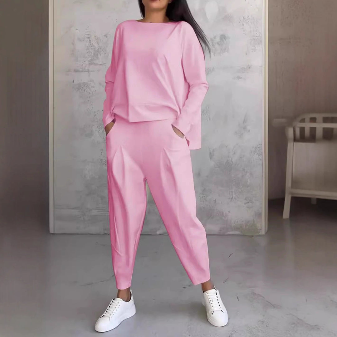 Damen Stilvolles und bequemes Lounge-Set mit weitem Schnitt Heidi-Mode