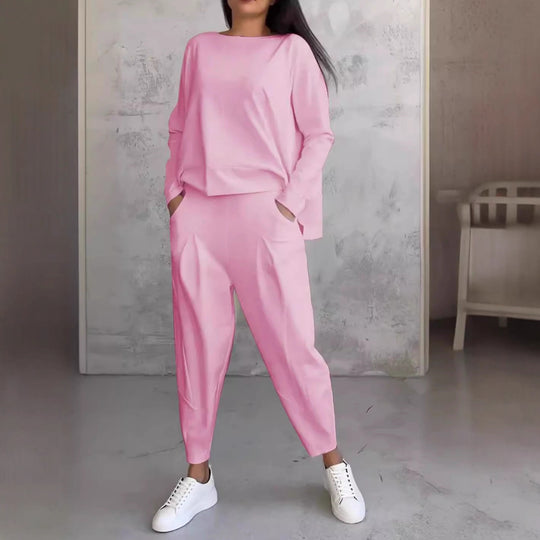 Damen Stilvolles und bequemes Lounge-Set mit weitem Schnitt Heidi-Mode